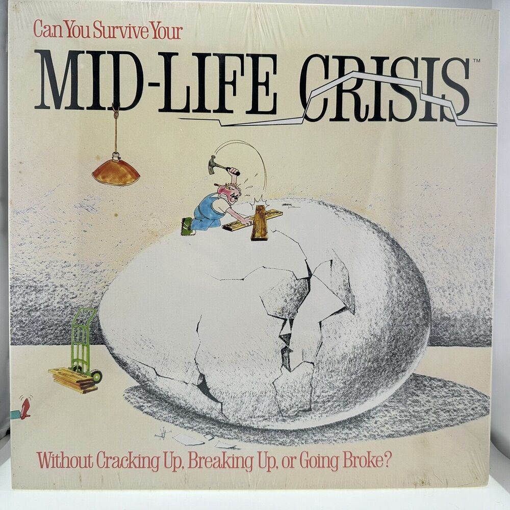 Board Game Vintage 1982 Mid-Life Crisis Adult Game BRAND NEW SEALED